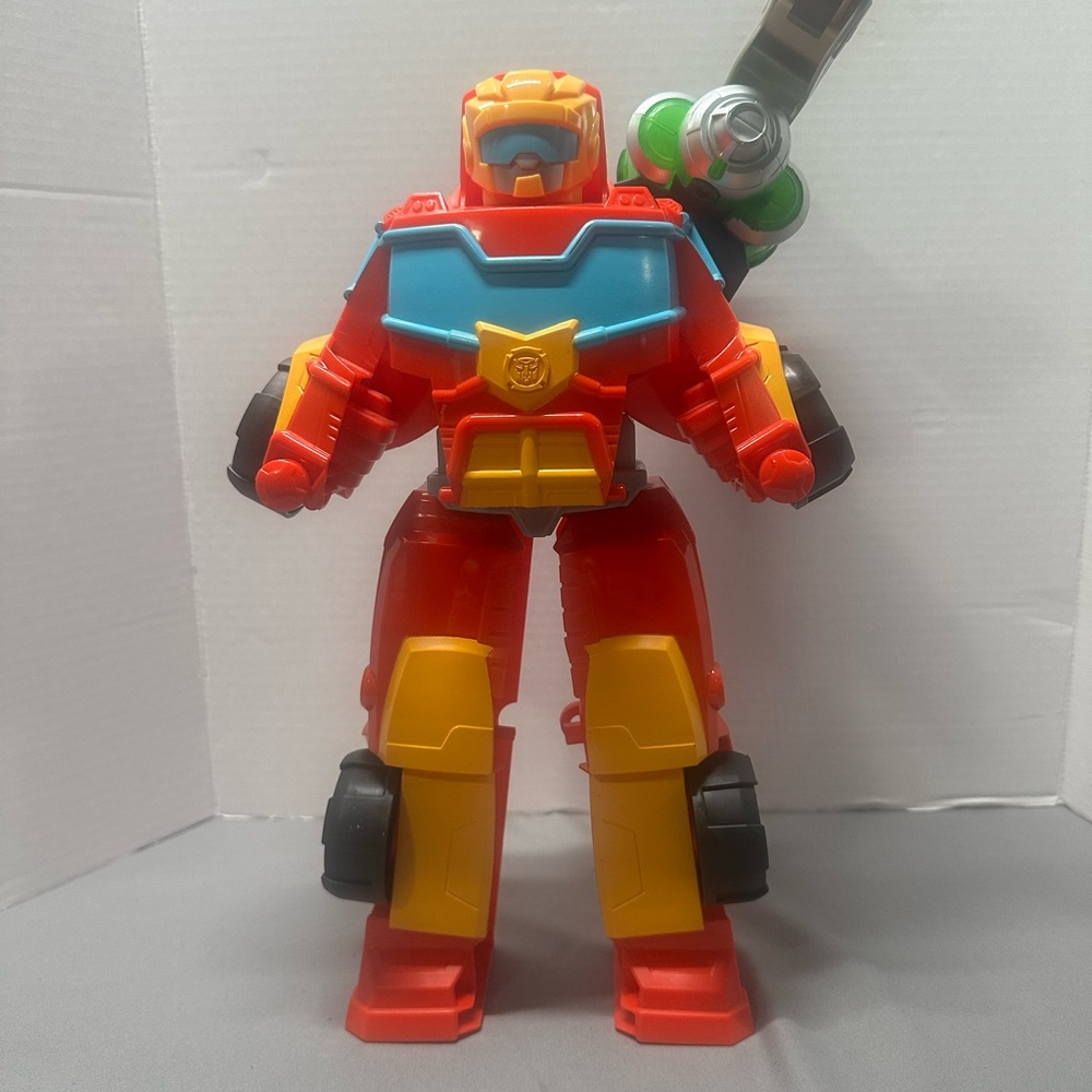 Transformers Rescue Bots Academy Hot Shot Trailer Truck Playskool Heroes TESTED
